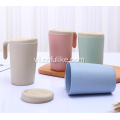 Eco Thân thiện đầy màu sắc rơm rơm Mug Bán buôn